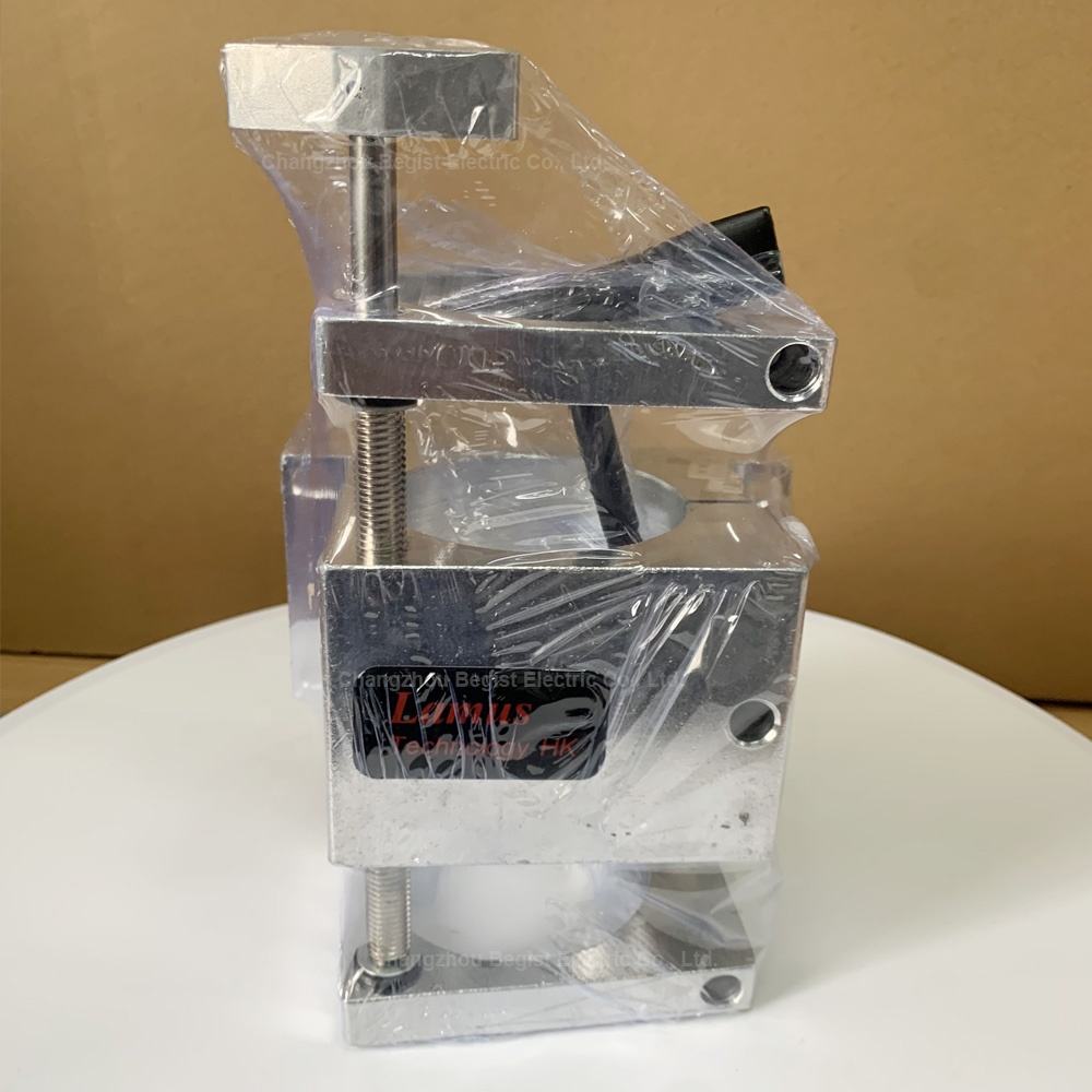 Adjustable 80mm Dia Aluminum Spindle Motor Bracket Seat Spindle Clamp for Woodworking Machinery Fixture Fixing Holder