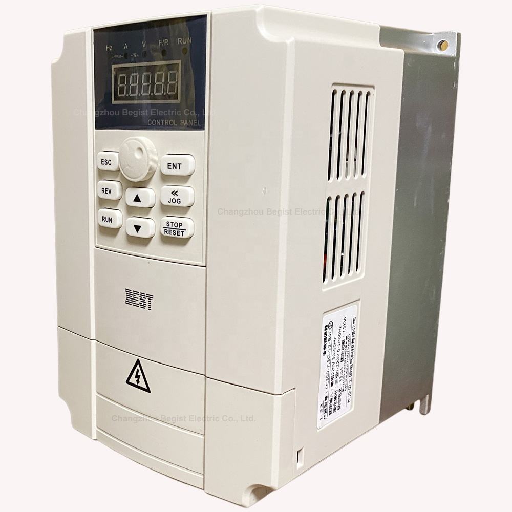BEST 7.5KW 220V/380V Inverter VFD Drive Frequency Conversion 1000Hz 3-Phase Output 18A CNC Spindle Motor Speed Motor Drivers