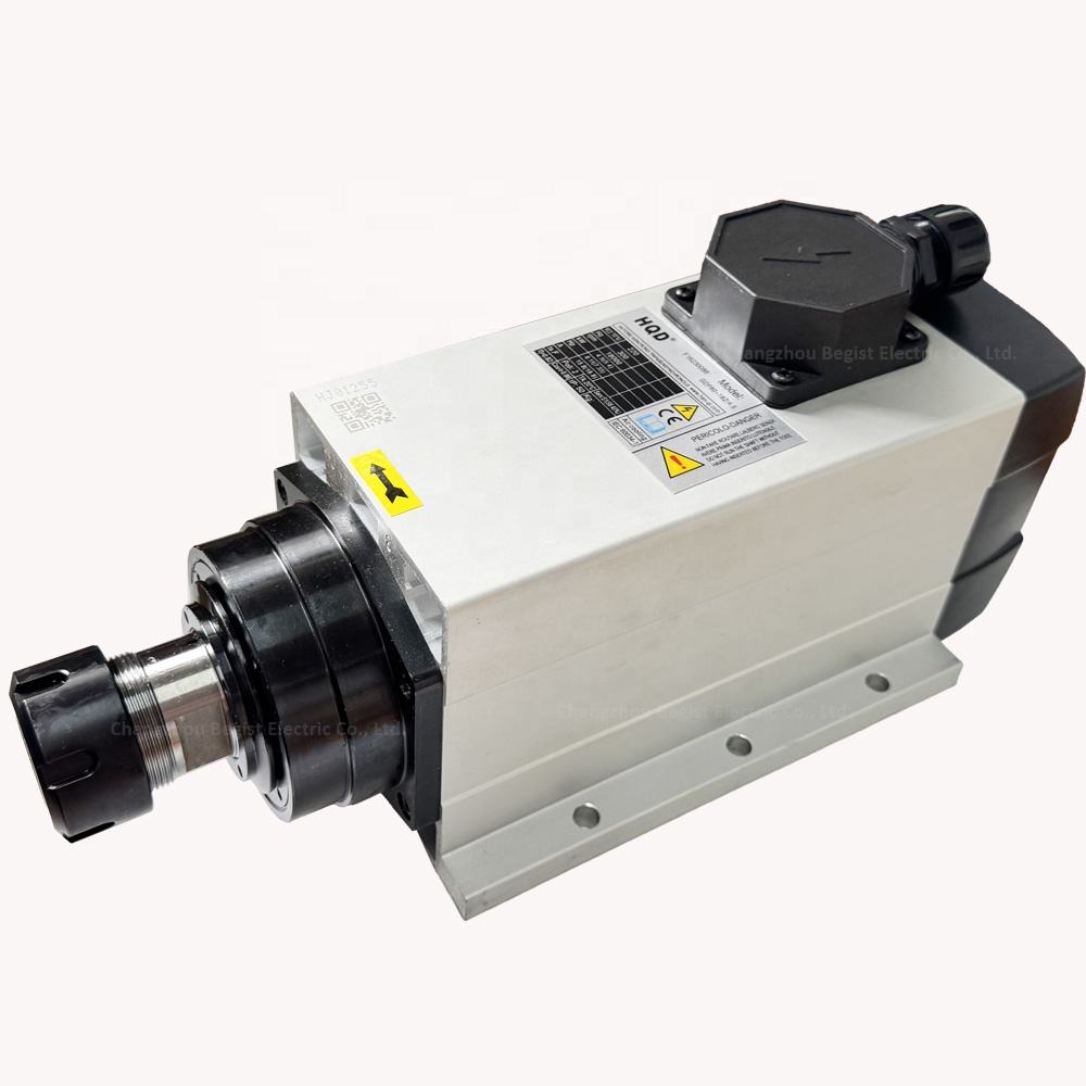 NEW Orginal HQD GDF60-18Z/4.5 4.5 Kw Spindle Motor ER32 Air Cooling 380v 300hz 4.5kw Spindle for Cnc Machine